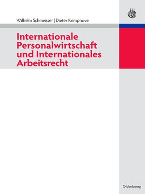 cover image of Internationale Personalwirtschaft und Internationales Arbeitsrecht